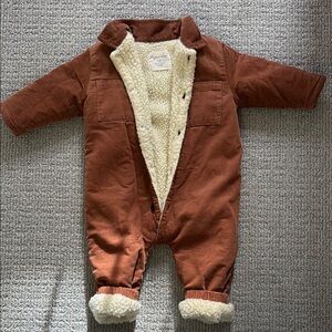 Rylee + Cru Warm Brown Kids Footie